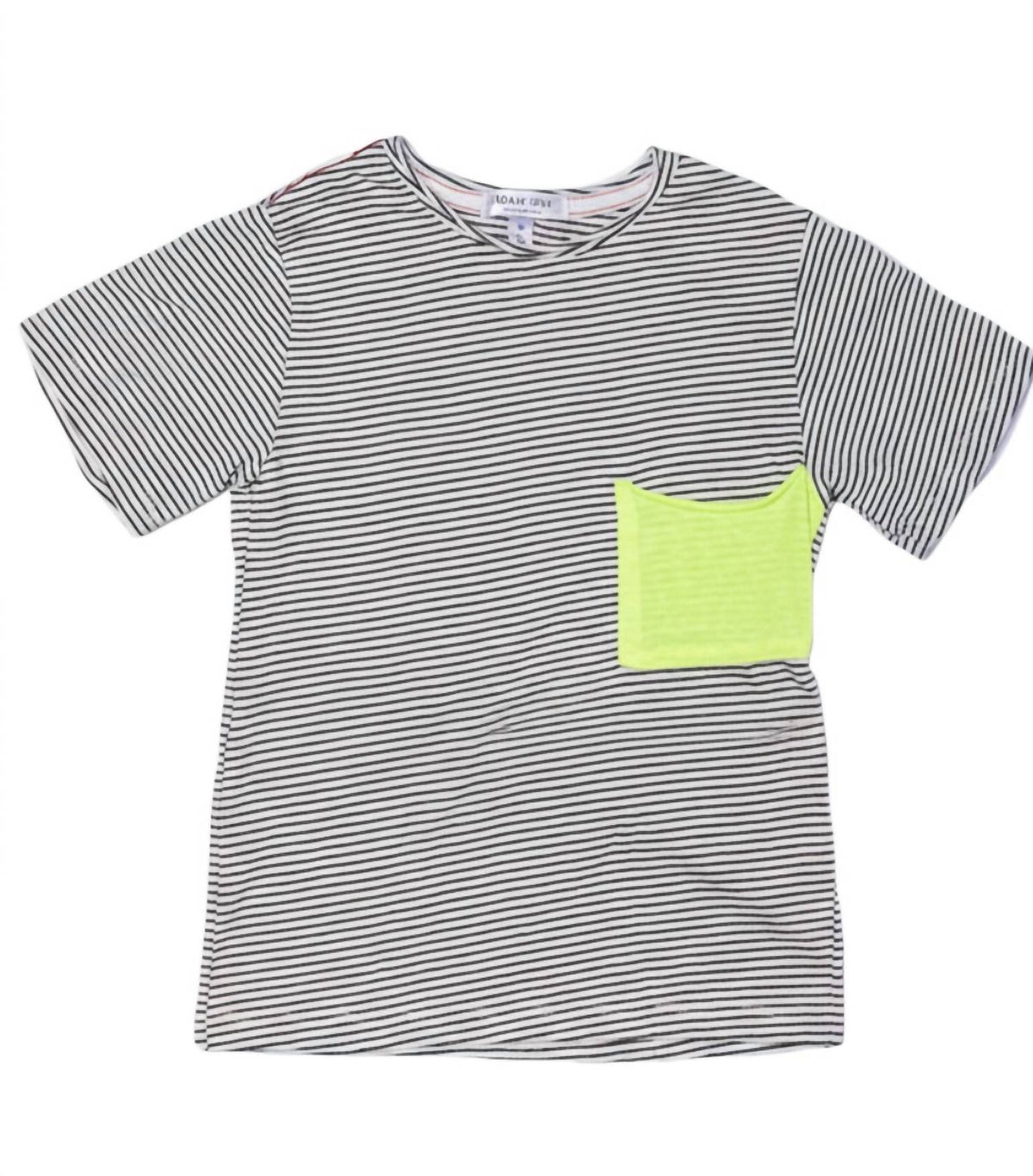 Kids Solid Pocket Stripe T-shirt