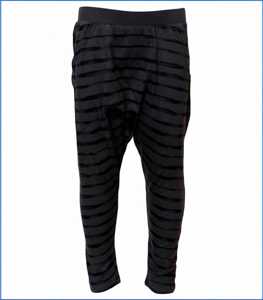 JOAHLOVE Kids Stripe Harem Pants in Grey