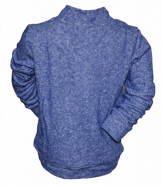 JOAHLOVE Kids Terry Sweater in Blue - view 2