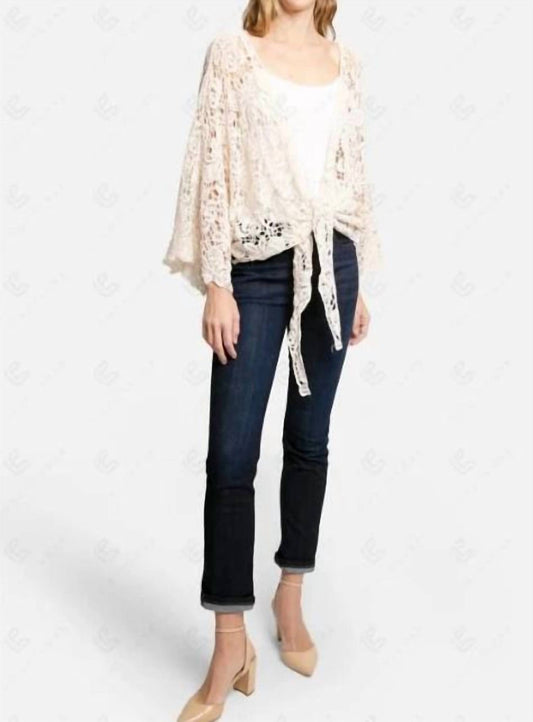 Crochet Tie Front Cover Up