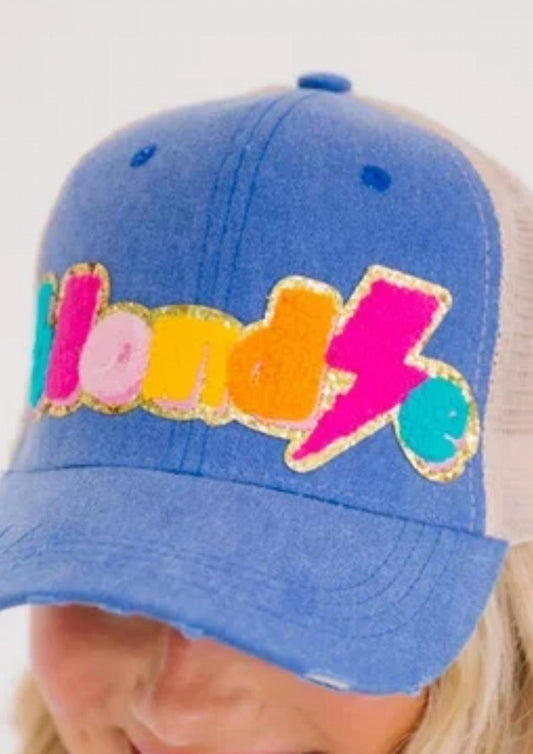 Blondie Terry Letter Patch Hat