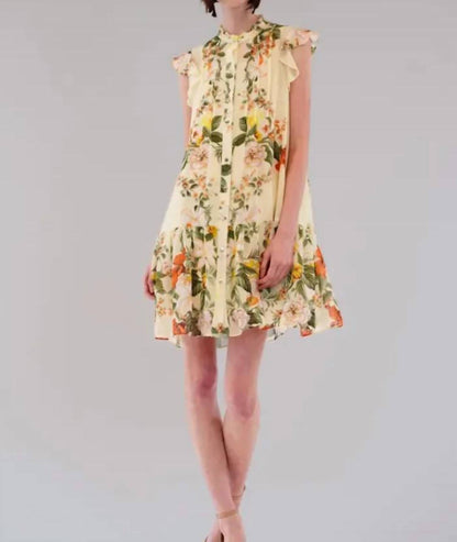Midi Dress With Self Tie