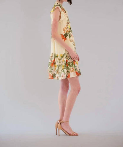 Midi Dress With Self Tie