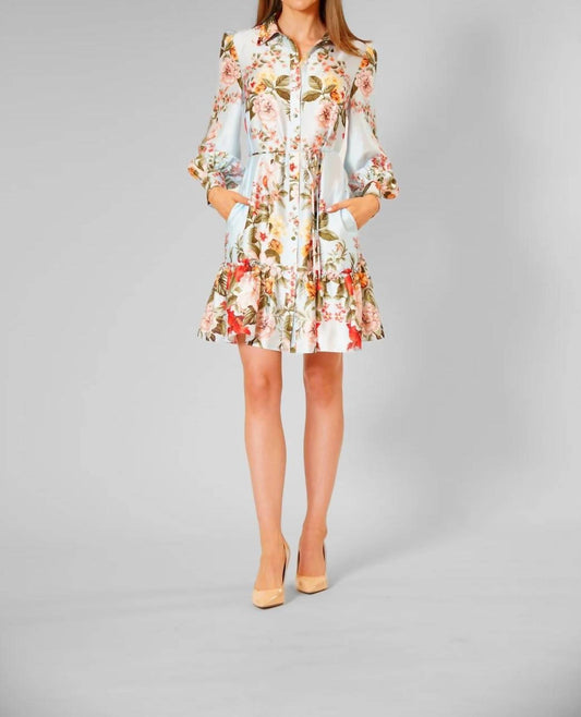 Printed Shirt Dress