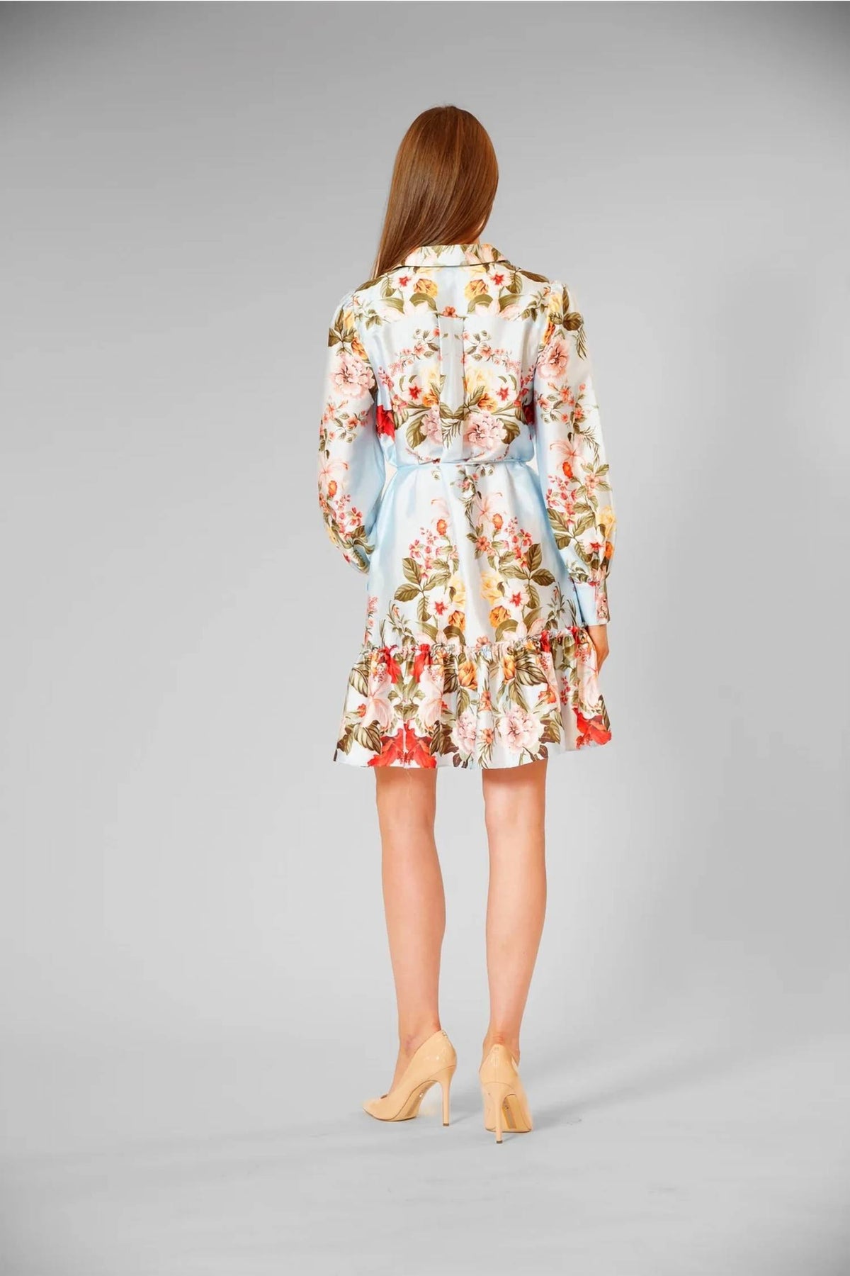 Printed Shirt Dress