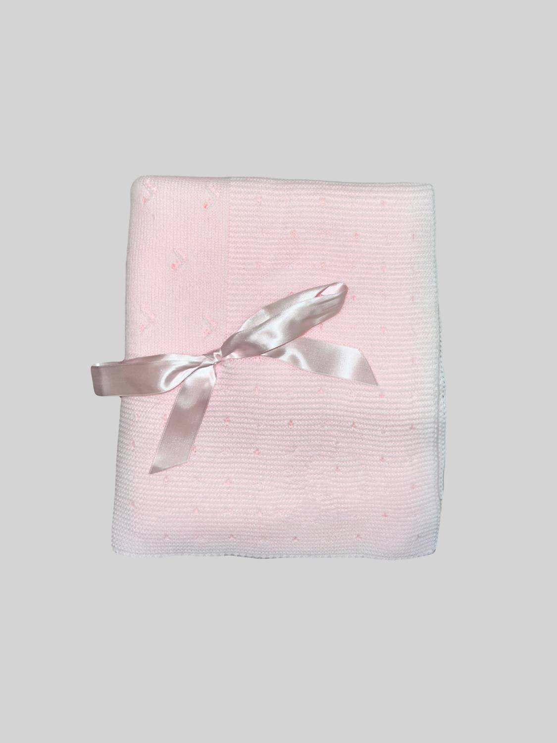 Baby Dotted/textured Knit Blanket