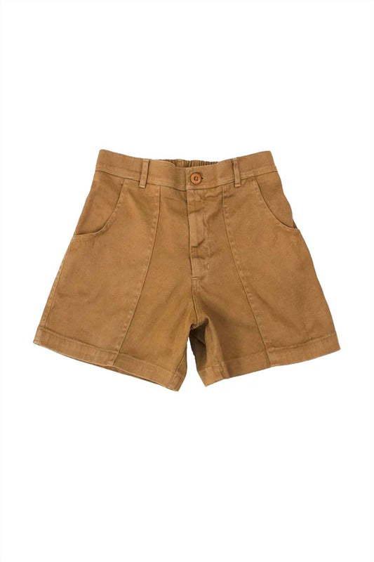 Jungmaven Unisex - Venice High Waist Shorts in Coyote