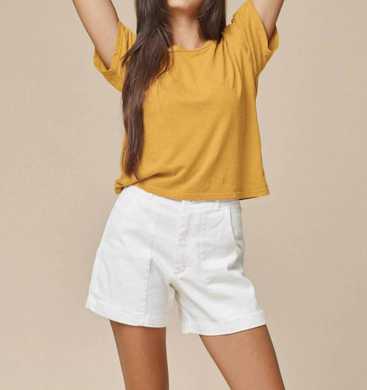 Unisex - Venice High Waist Shorts