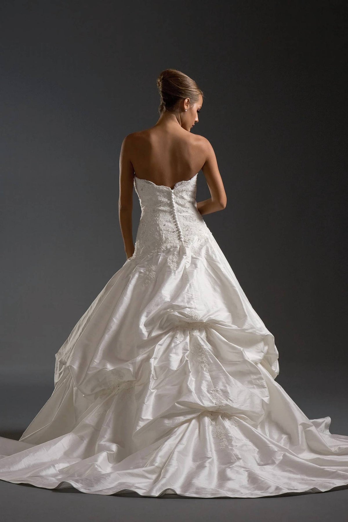 Strapless Sweetheart Wedding Gown