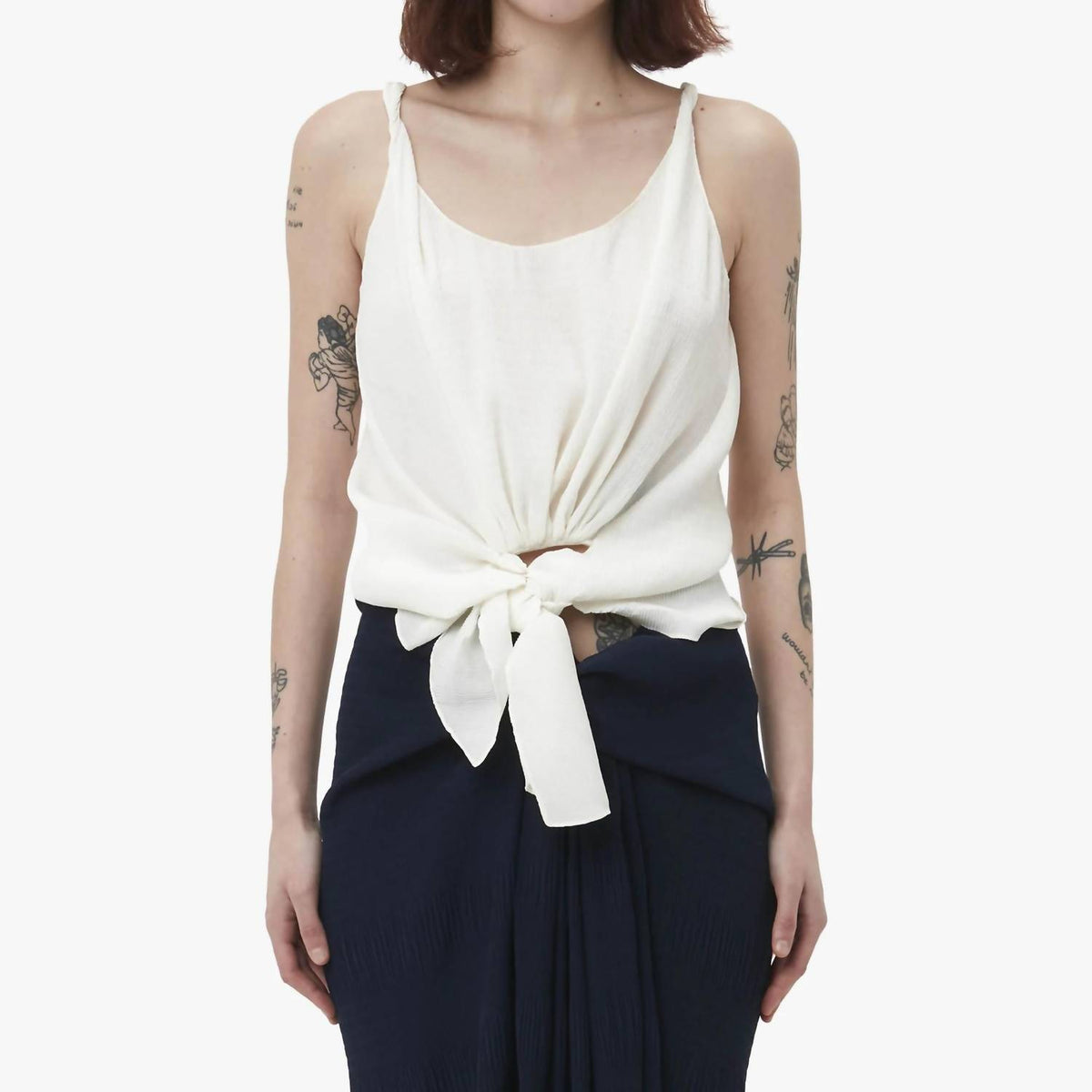 Knotted Strap Top