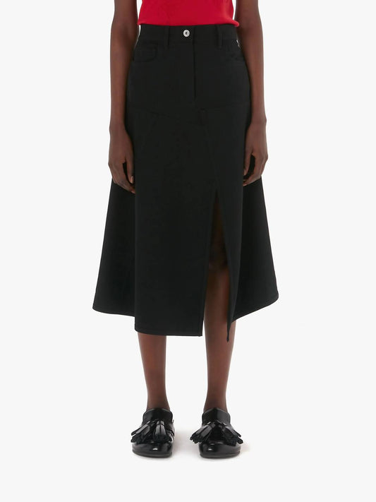 Patchwork A-line Skirt