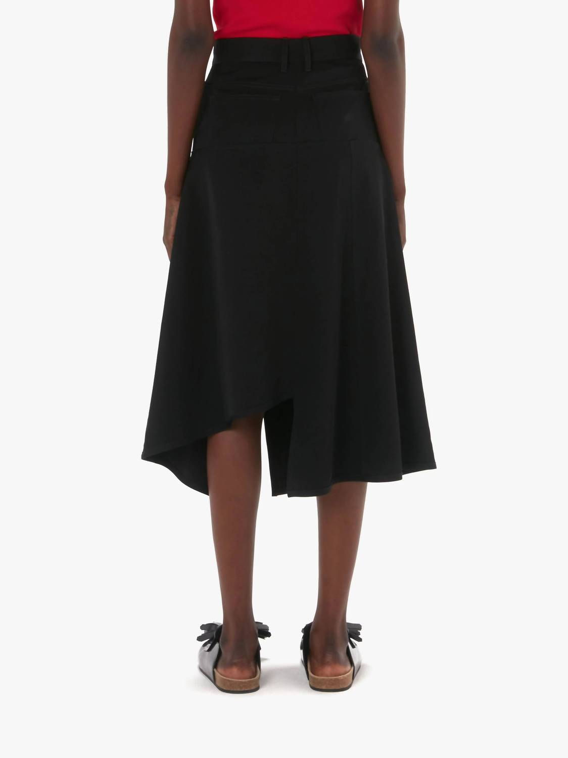 Patchwork A-line Skirt