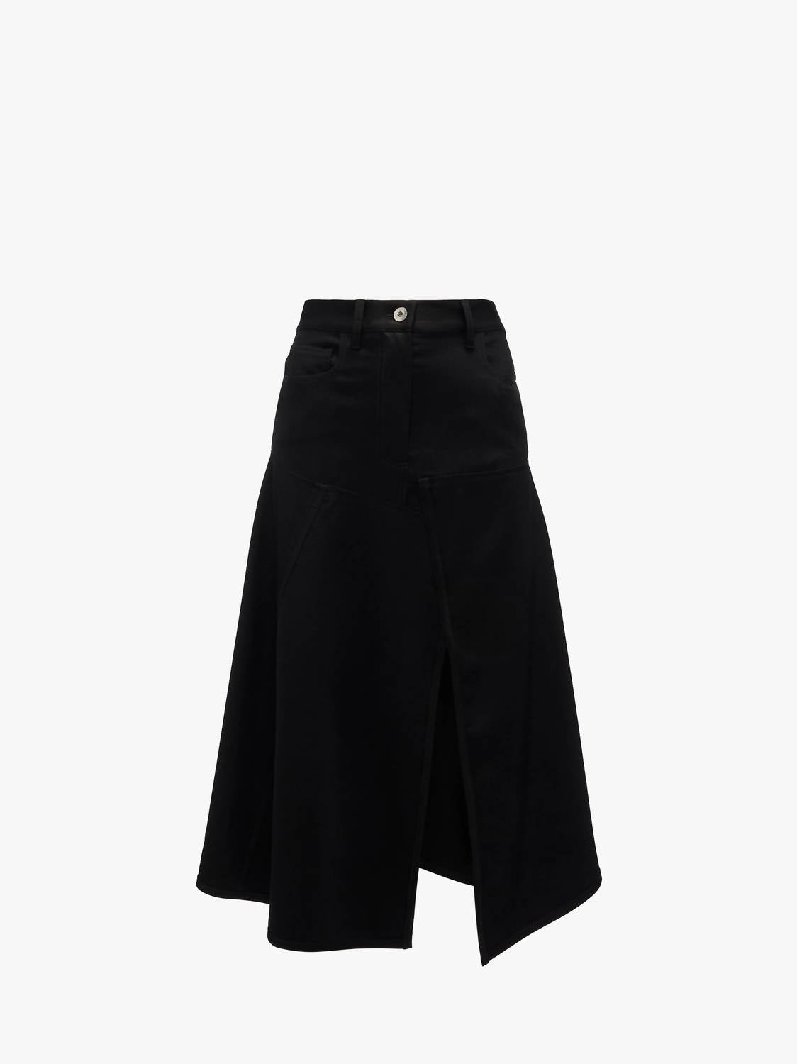Patchwork A-line Skirt
