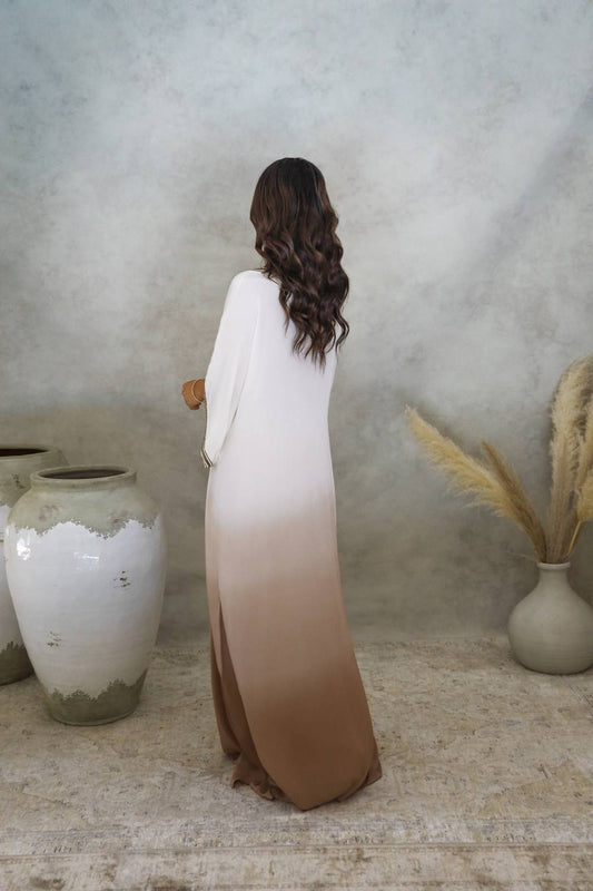 Samira Ombrè Beaded Kaftan
