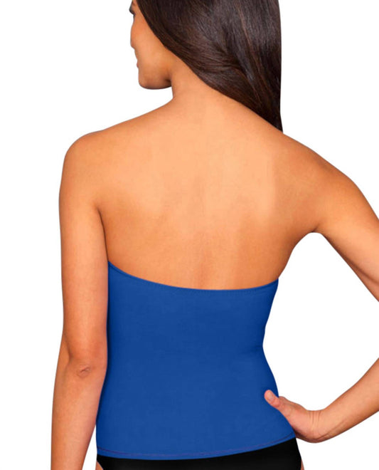 Twist Front Bandeau Tankini Top