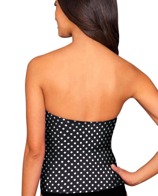 Twist Front Bandeau Tankini Top