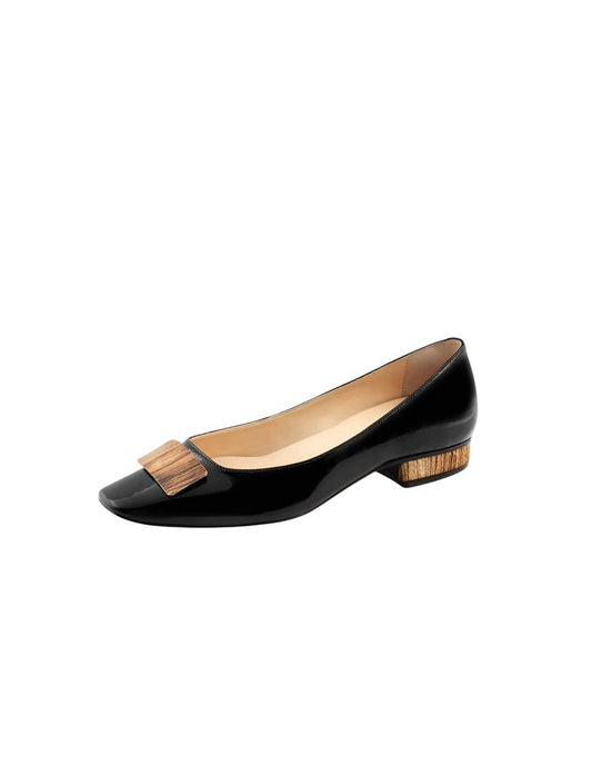 Women Convertible Ballet Flat - Tree Bark Vivian Heel