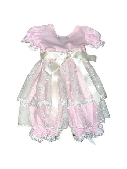 Girl's Lace Bloomer Dress