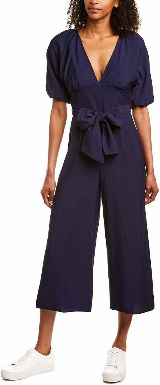 Luminous Wide Leg Cropped Jumpsuit