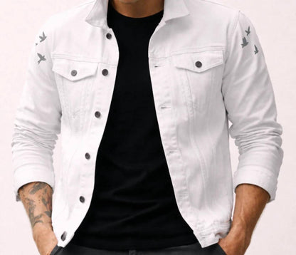 Beach Birds Denim Jacket