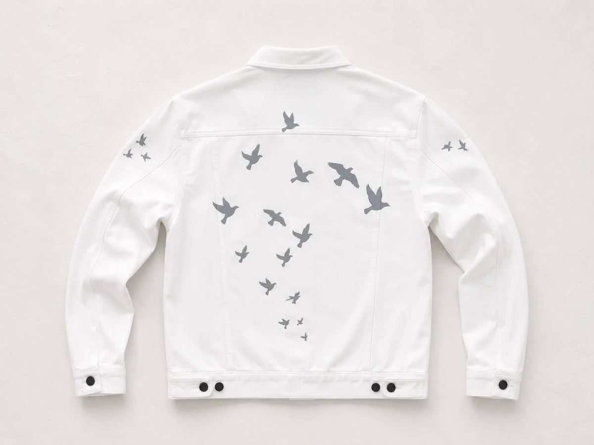 Beach Birds Denim Jacket