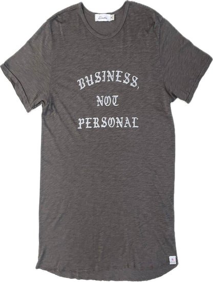 Kinetix Men's Business Not Personal Crewneck Graphic Tee in Charcoal - view 3