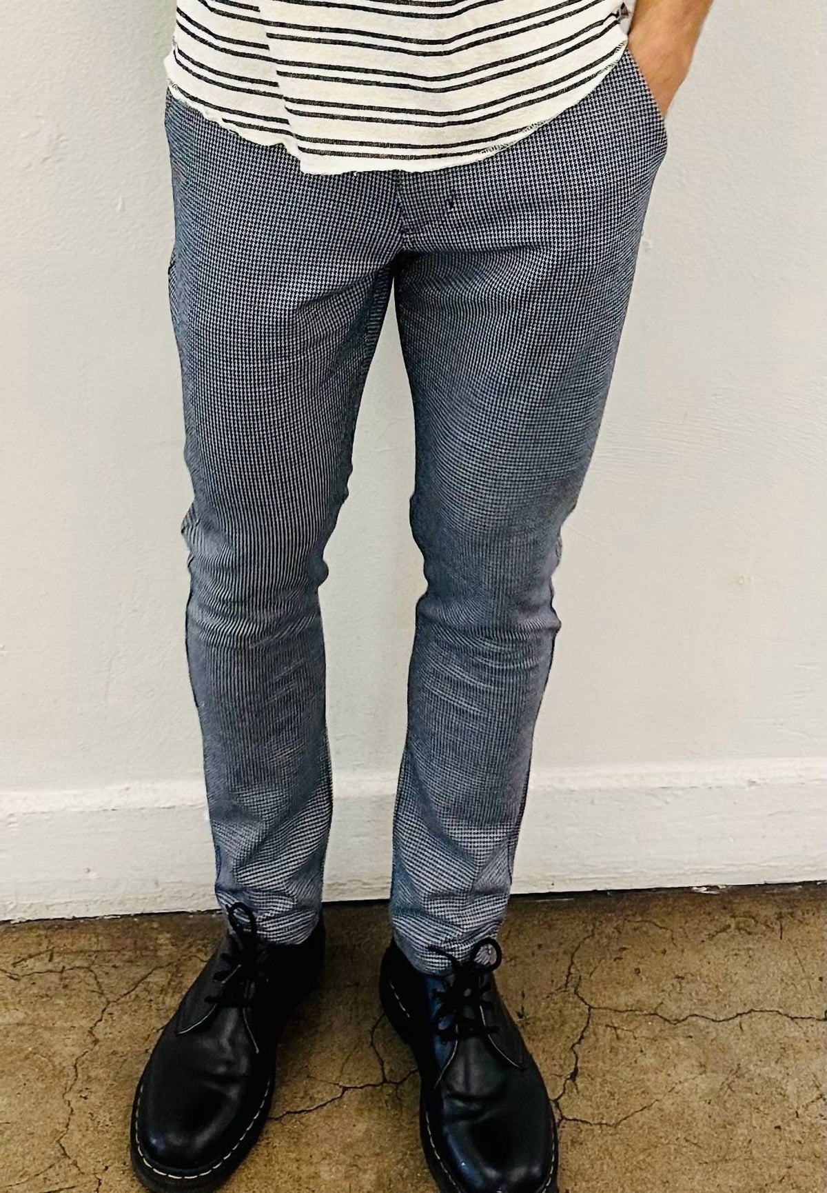 Hound's Tooth Travel Pants