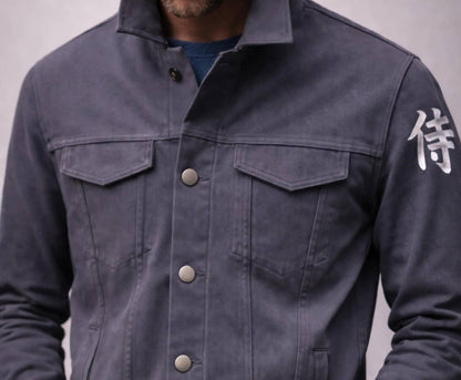 Men's Warrior Kanji Denim Jacket