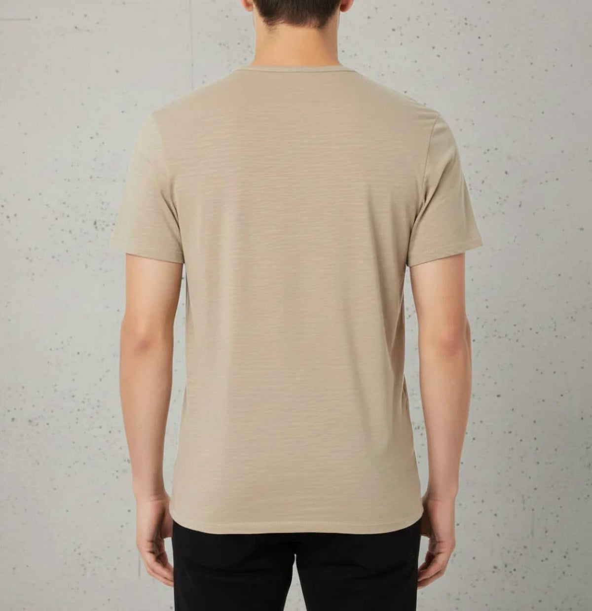 Kinetix Men's Sunday Funday On Our 4 Corners V-neck Graphic Tee in Khaki - view 2