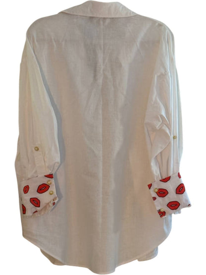 Lips Button Up Shirt