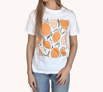 Whimsical Lemon Graphic Tee