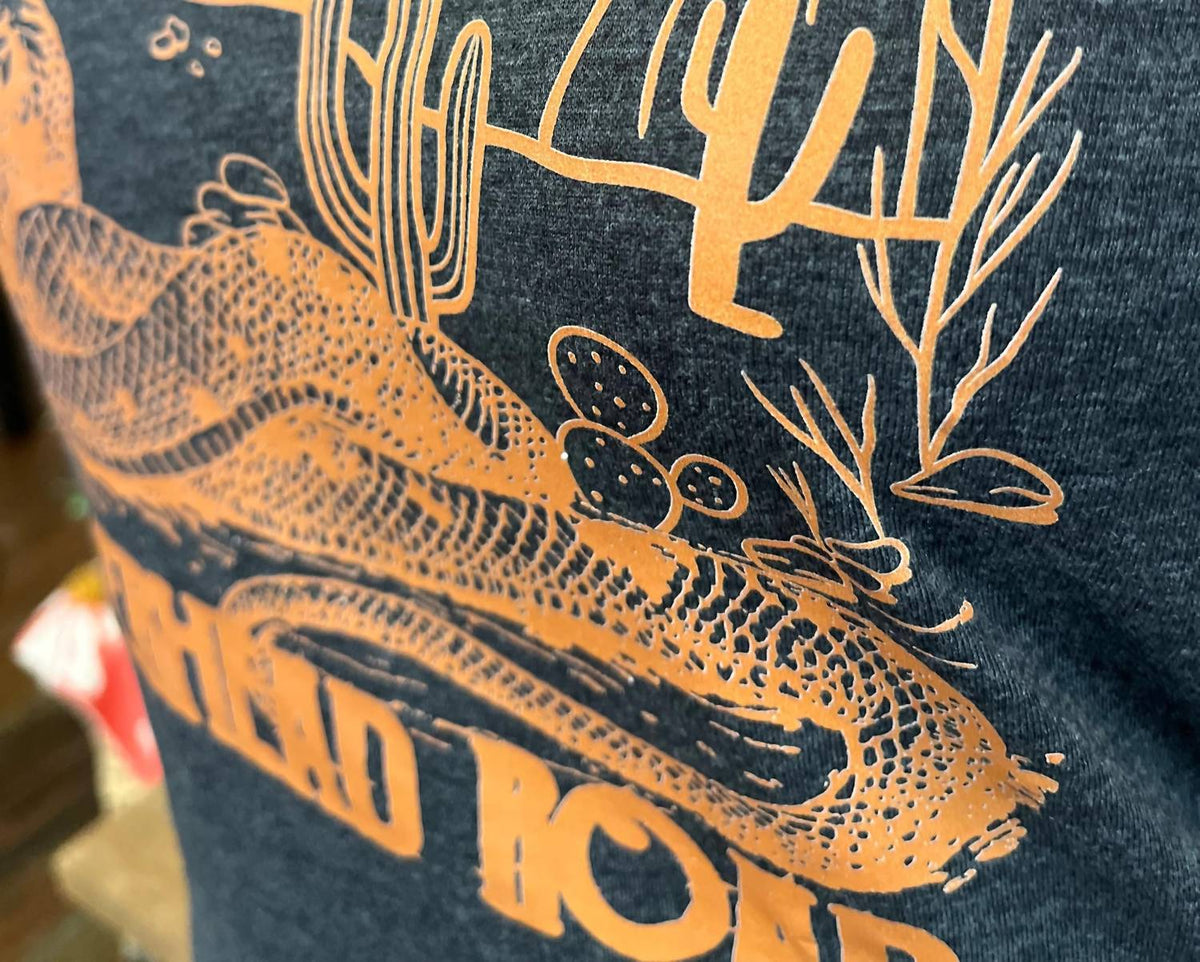 Women's Copper Head Road Stay Away Dessert Snake Graphic Tee