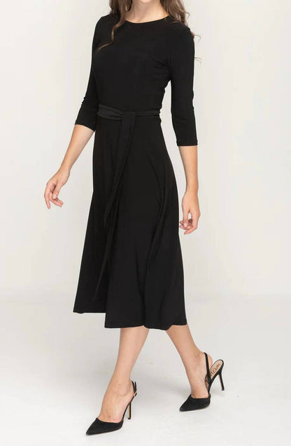 Belted Midi Dress