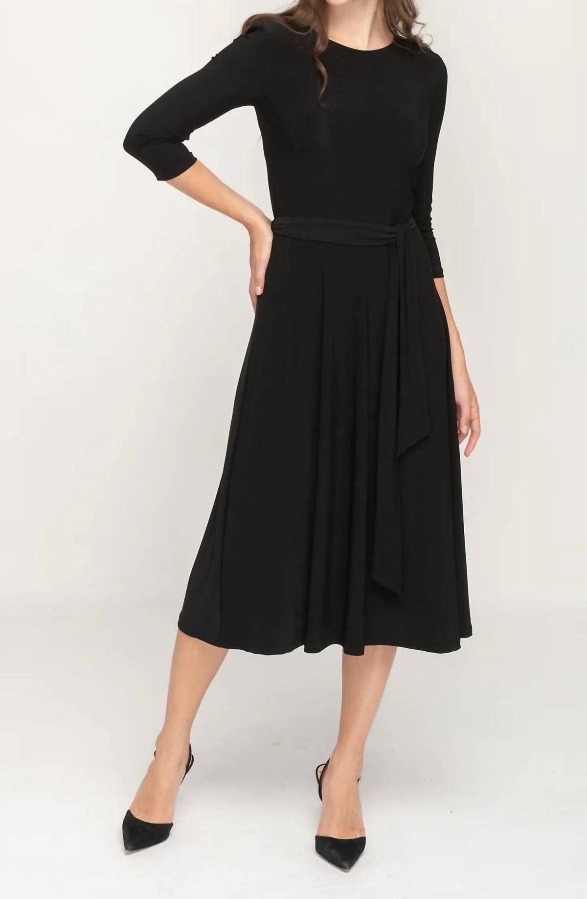 Belted Midi Dress