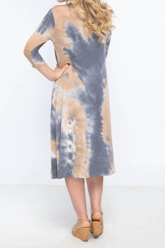 Tie Dye A-line Dress