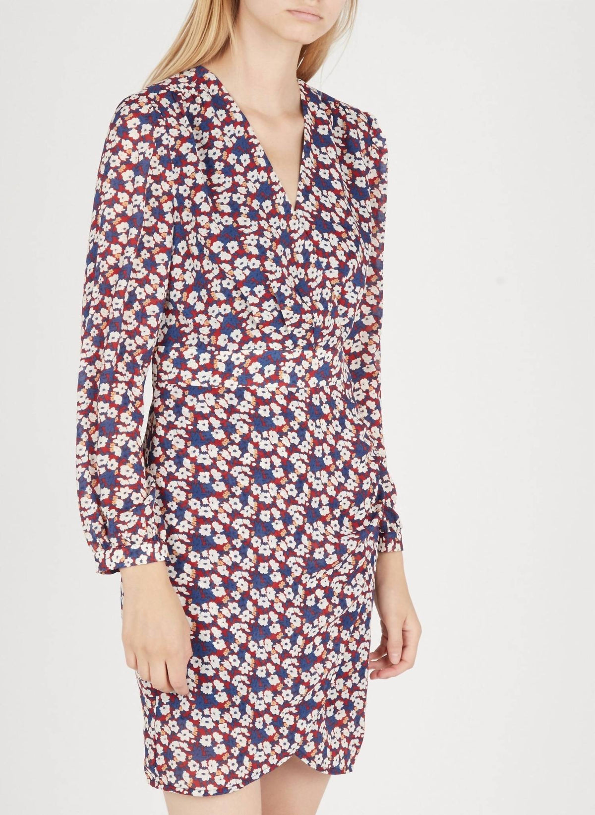 Floral Wrap Dress