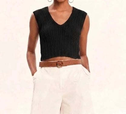 Archetypes Knitted Crop Top