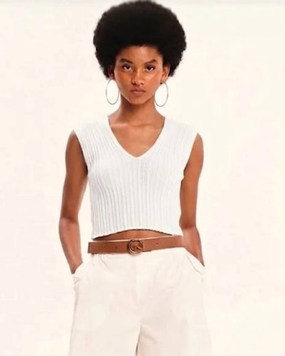 Archetypes Knitted Crop Top