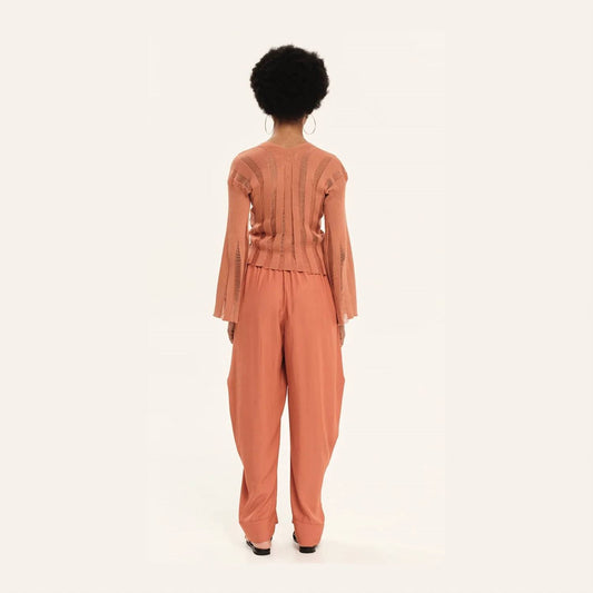 Bell Sleeves Knitted Cardigan