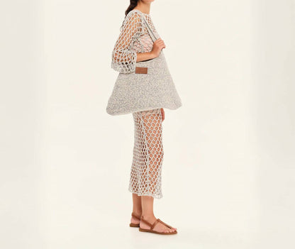 Golden Hour Knit Midi Skirt