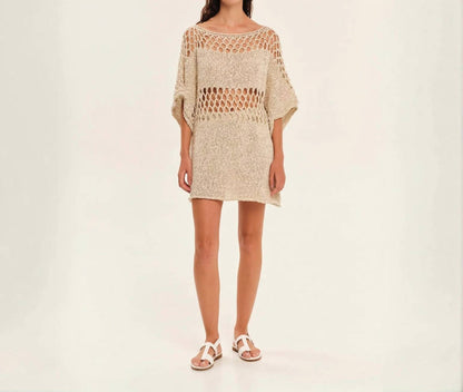 Golden Hour Knit Mini Dress