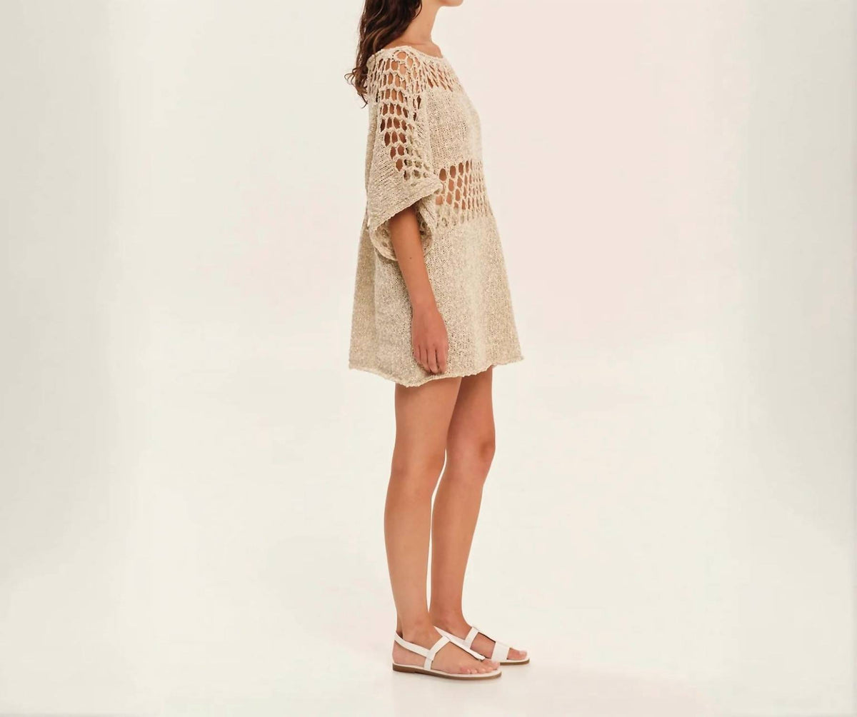 Golden Hour Knit Mini Dress