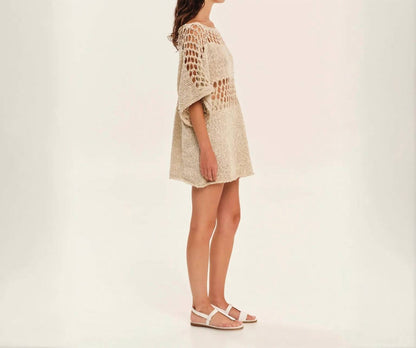 Golden Hour Knit Mini Dress