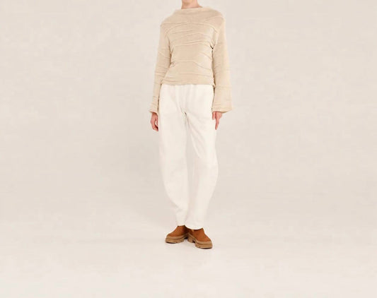 Knit Long Sleeve Blouse