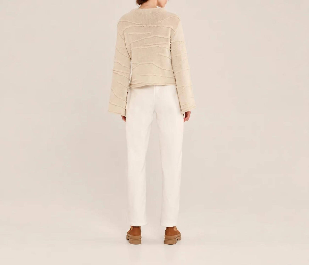 Knit Long Sleeve Blouse