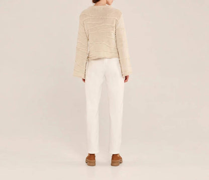 Knit Long Sleeve Blouse