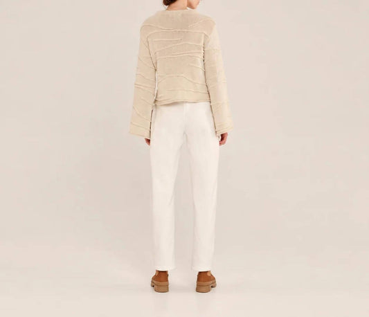 Knit Long Sleeve Blouse