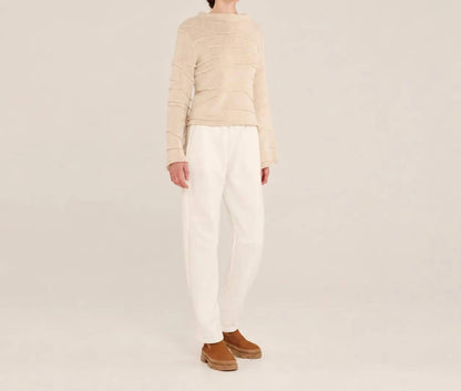 Knit Long Sleeve Blouse
