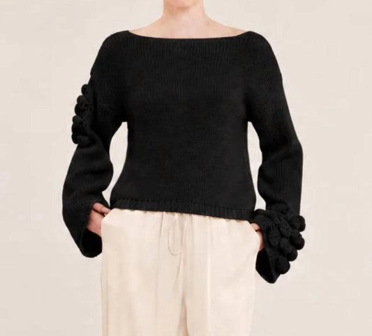 Knitted Long Sleeve Blouse