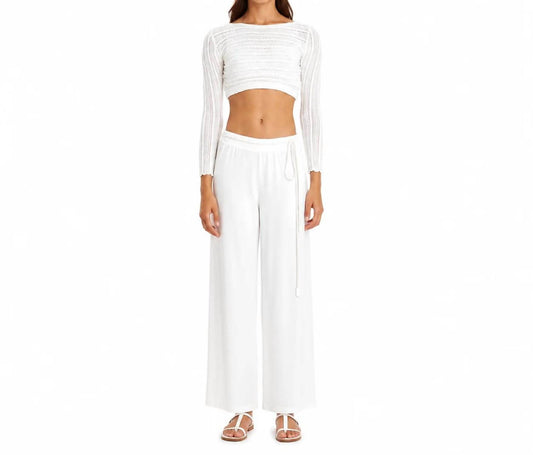 Long Sleeve Knitted Crop Top